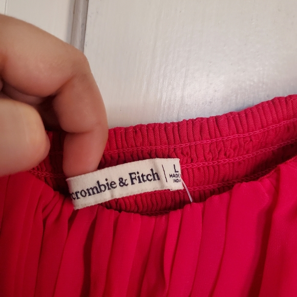 NWT A&F Pink Blouse Sz L - Picture 5 of 5